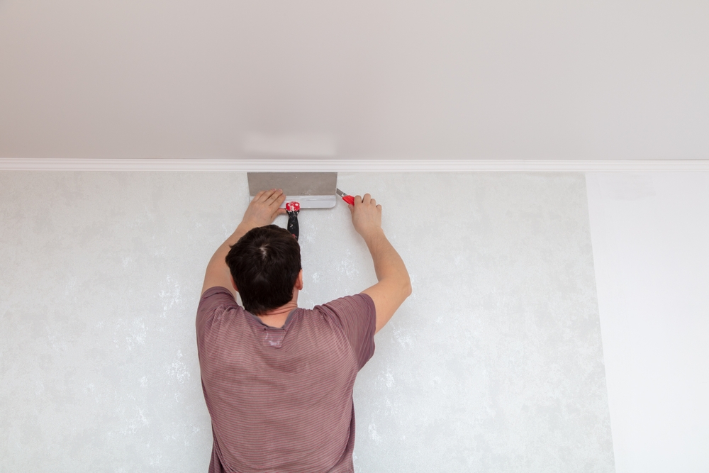 Glasvliesbehang lijm.