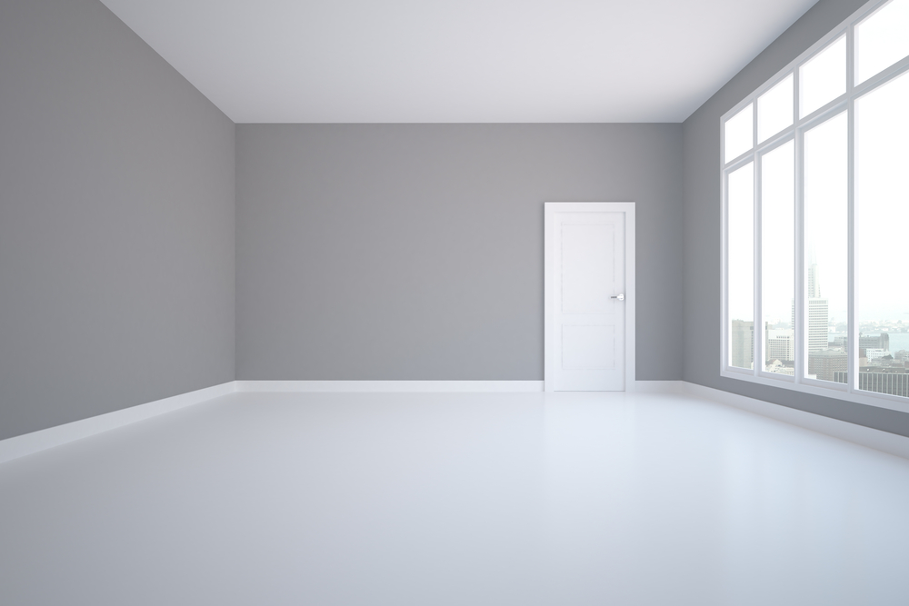 Glasvlies behang of renovlies aan de muren voor een strakke wand.