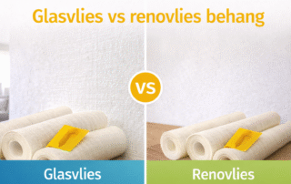 Glasvlies vs renovlies behang wie wint? Oordeel zelf.