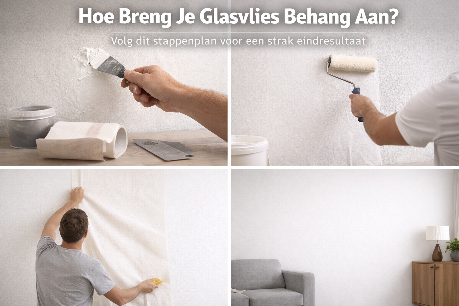 Hoe breng je glasvlies behang aan? Volg dit stappenplan en voorkom fouten. Ontdek hoe je een strak resultaat zonder naden krijgt.